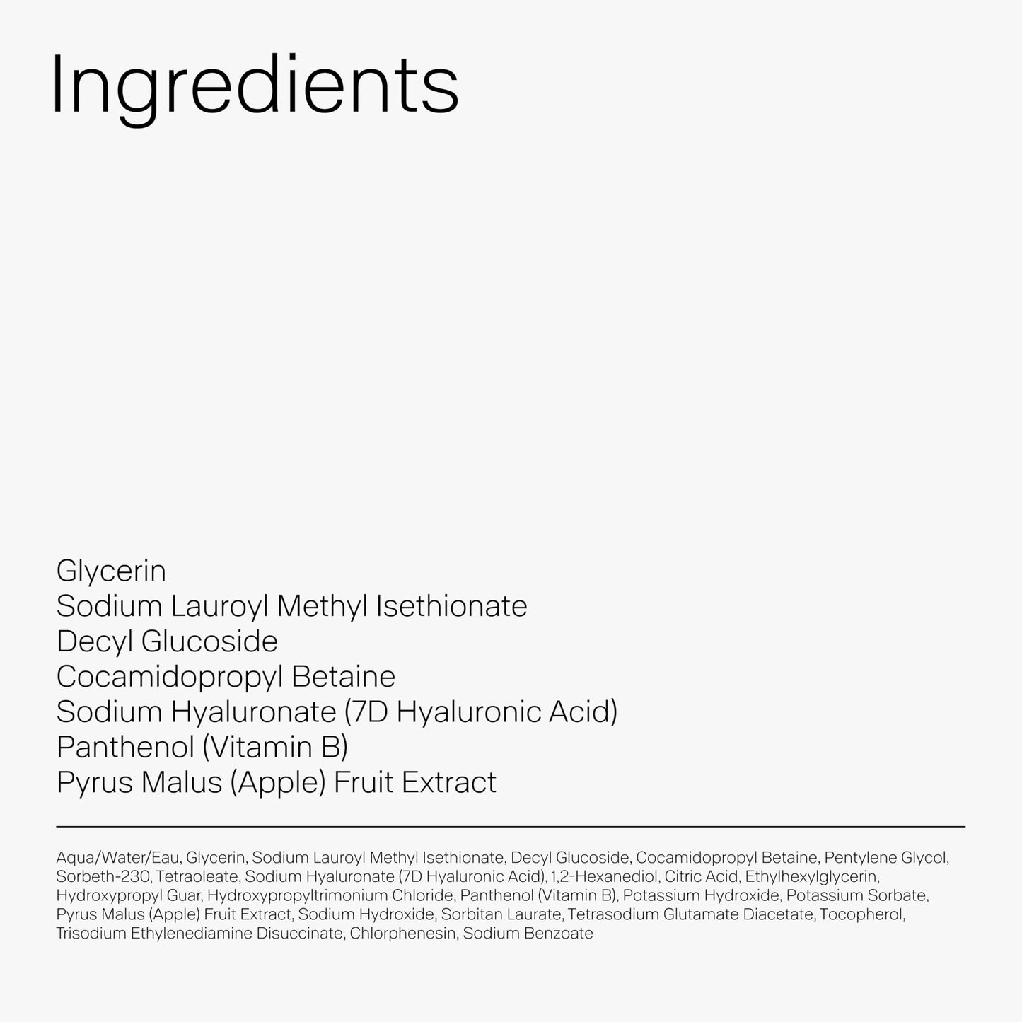 Humanrace 7D Hyaluronic Acid Hydrating Retrograde Gel Cleanser, 2.8 fl oz, Refillable