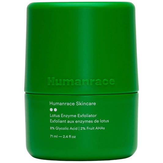 Humanrace 8% Glycolic Acid Lotus Enzyme Exfoliator, 2.4 fl oz, Refillable