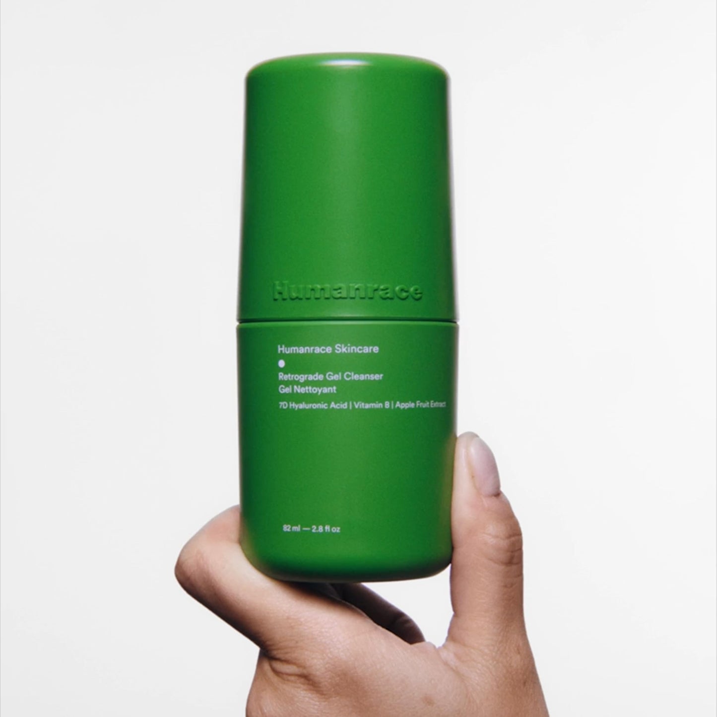 Humanrace 7D Hyaluronic Acid Hydrating Retrograde Gel Cleanser, 2.8 fl oz, Refillable