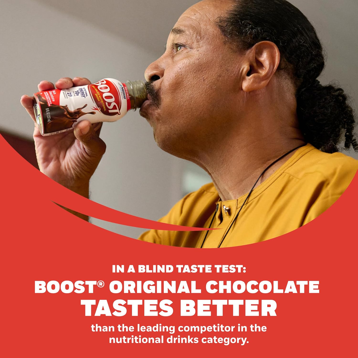 BOOST Original Ready to Drink Nutritional Drinks, Rich Chocolate, 8 Fl Oz Bottles (Pack of 24)