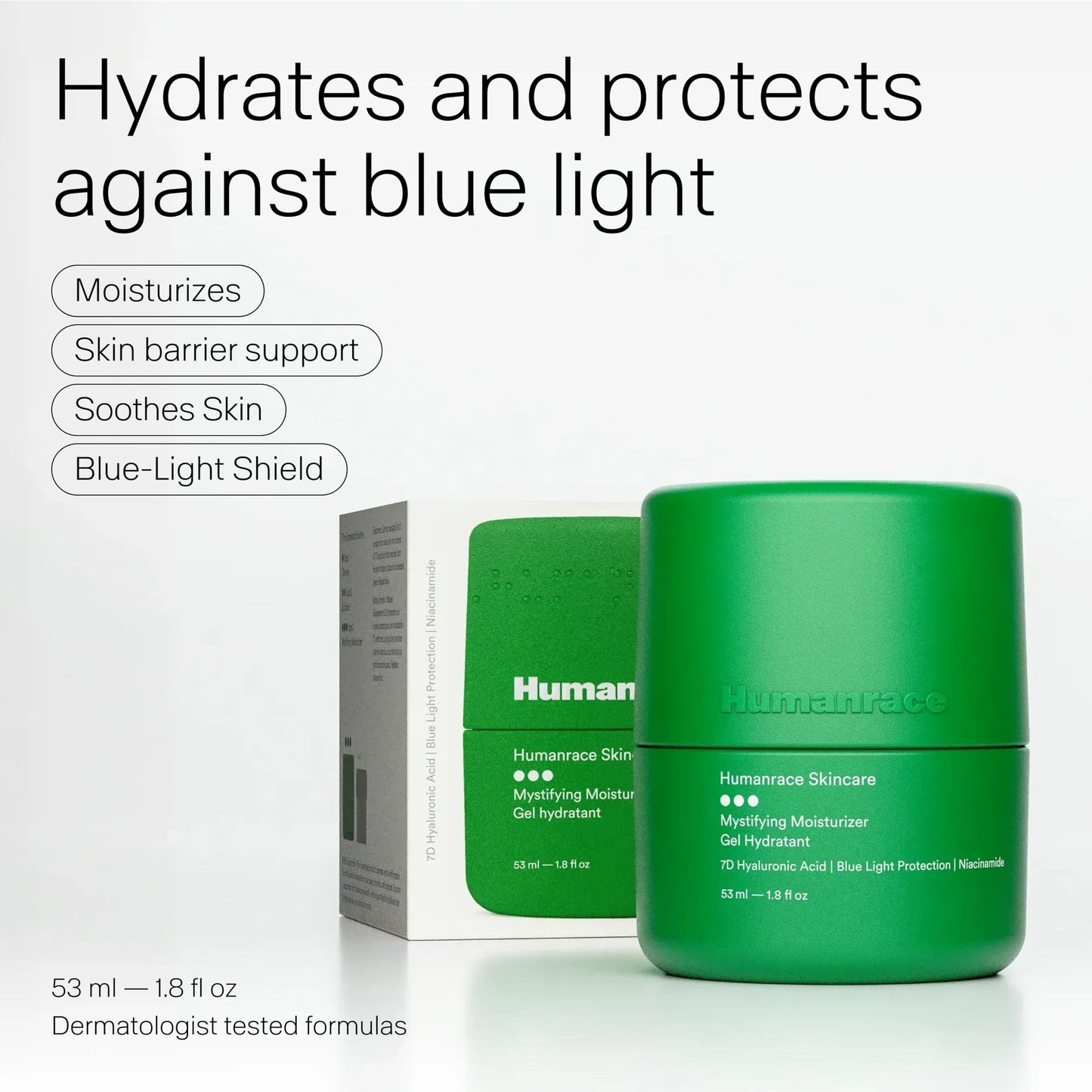 Humanrace 7D Hyaluronic Acid Mystifying Gel Moisturizer, 1.7 fl oz, Refillable